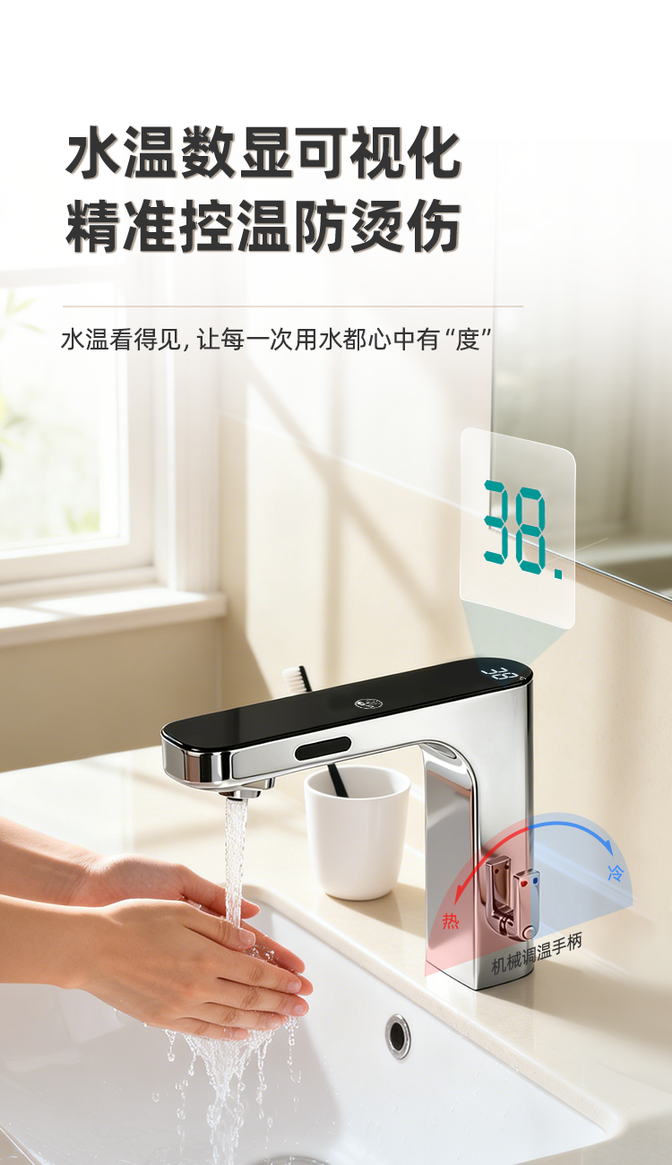 潔博利感應水龍頭